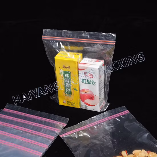 Sacs PEVA de stockage de nourriture Ziplock étanches réutilisables de haute qualité