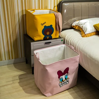 Boîtes de rangement et bacs de rangement pliables en tissu EVA